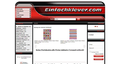 Desktop Screenshot of einfachklever.com